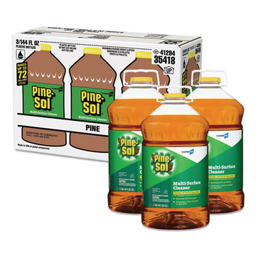 Pine-Sol® Multi-surface Cleaner Disinfectant, Pine, 144oz Bottle, 3 Bottles-carton freeshipping - TVN Wholesale